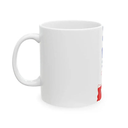 Flag-map of Gagauzia (Moldova) White Coffee Mug - Go Mug Yourself