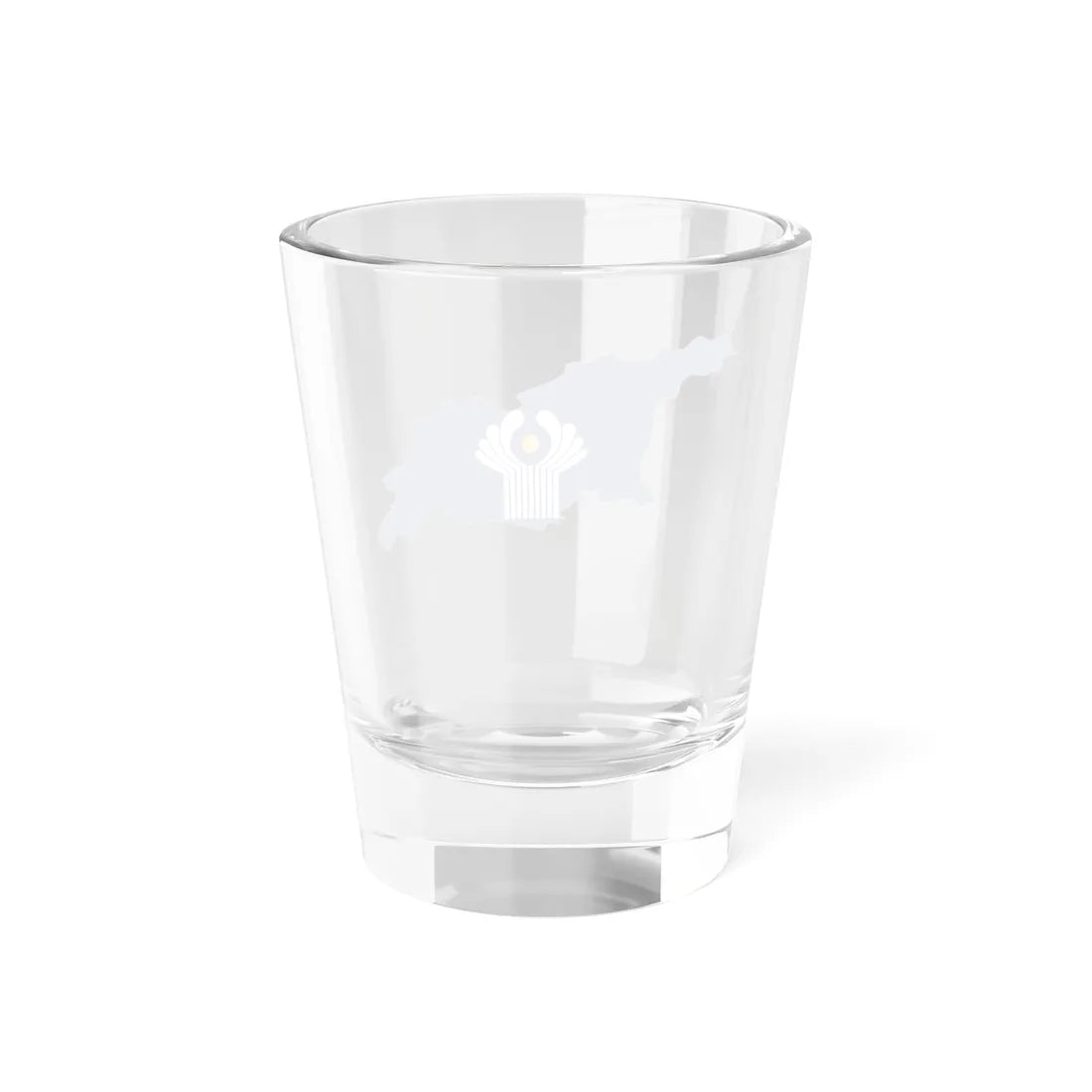 Flag-map of Georgia CIS (Georgia) Shot Glass 1.5oz - Go Mug Yourself
