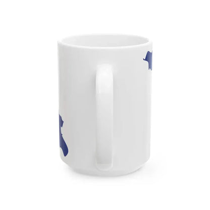 Flag-map of Georgia CIS (Georgia) White Coffee Mug - Go Mug Yourself