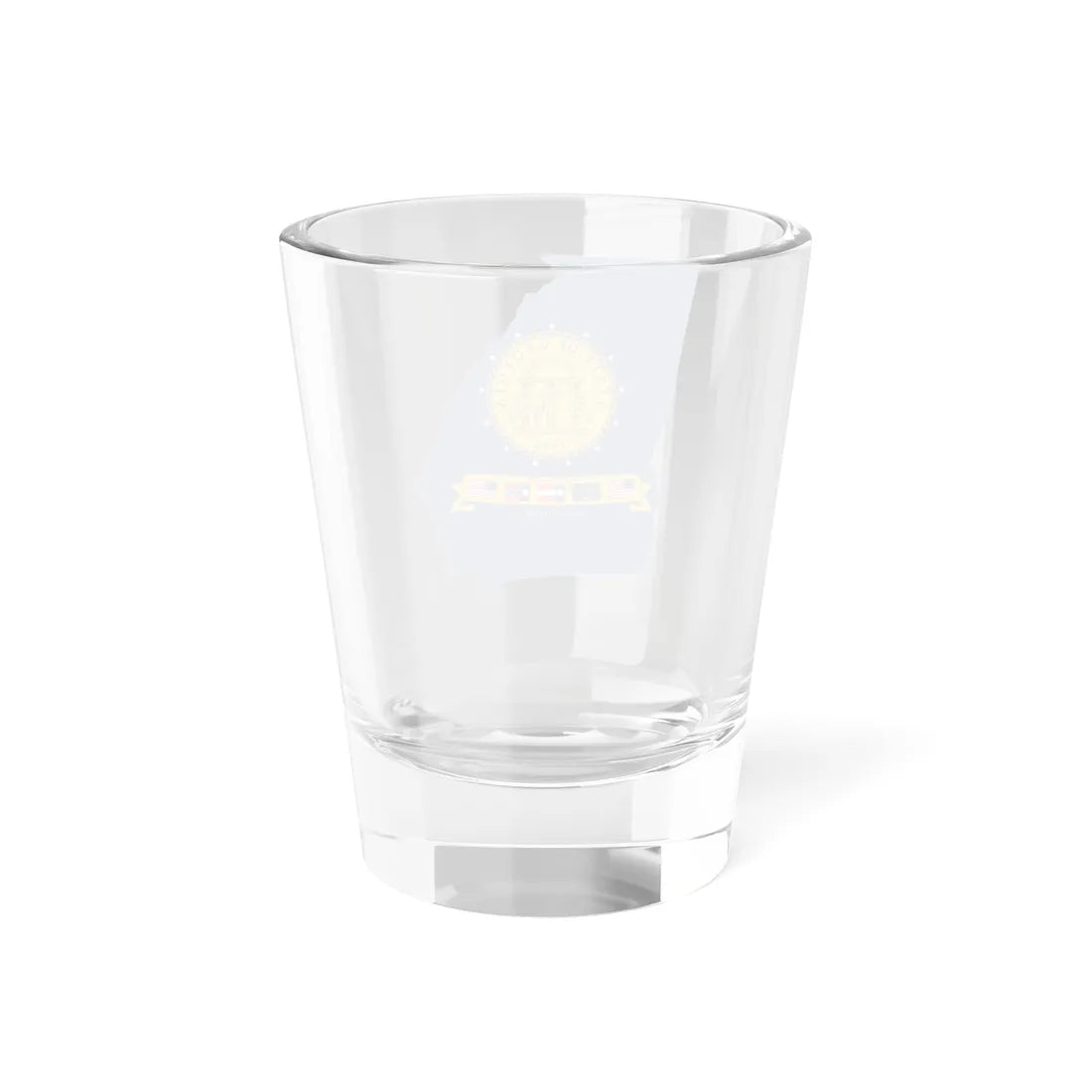 Flag-map of Georgia U.S. state 2001-2003 (United States) Shot Glass 1.5oz - Go Mug Yourself
