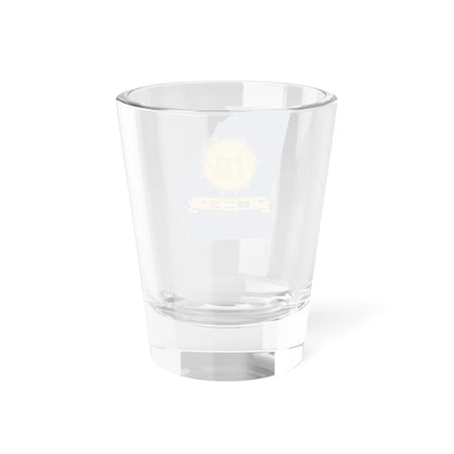 Flag-map of Georgia U.S. state 2001-2003 (United States) Shot Glass 1.5oz - Go Mug Yourself