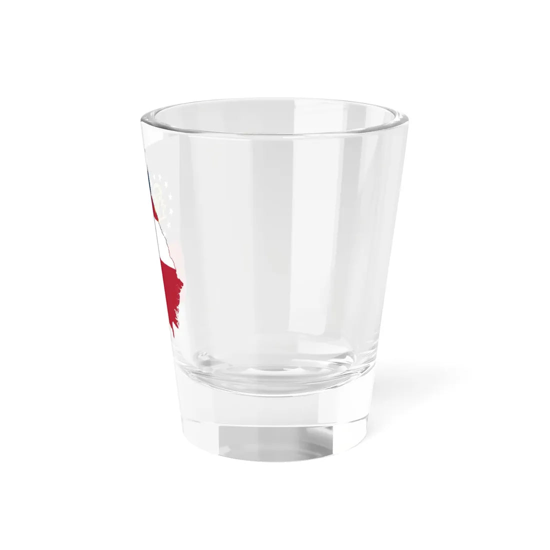 Flag-map of Georgia U.S. state (United States) Shot Glass 1.5oz - Go Mug Yourself