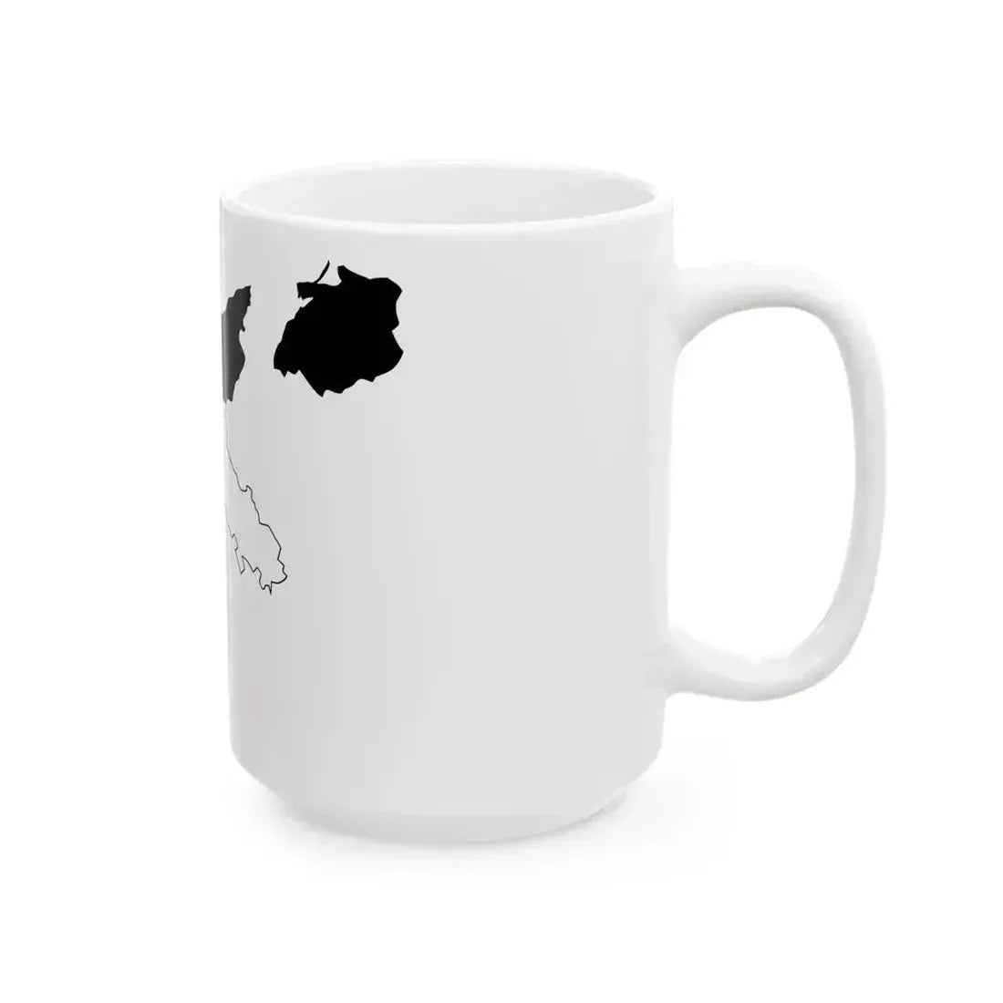 Flag map of Germany 1933 (Germany) White Coffee Mug - Go Mug Yourself