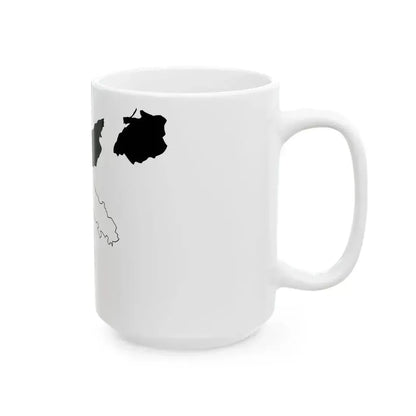Flag map of Germany 1933 (Germany) White Coffee Mug - Go Mug Yourself
