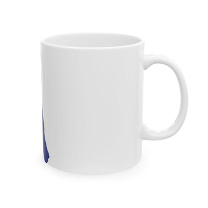 Flag map of Grande Comore (Comoros) White Coffee Mug-Go Mug Yourself