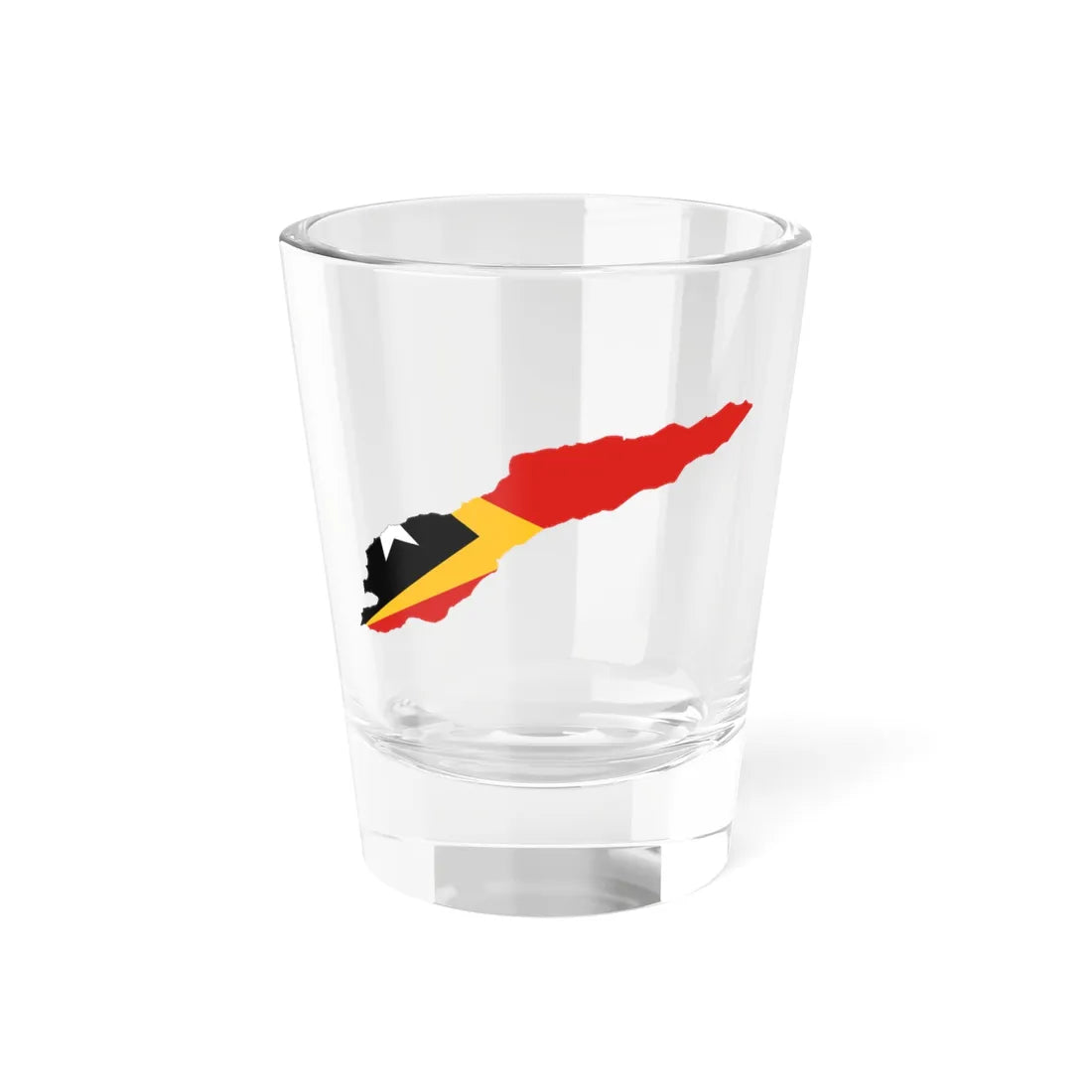 Flag-map of Great Timor Shot Glass 1.5oz 1.5oz - Go Mug Yourself