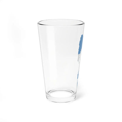 Flag-map of Greater Argentina (Argentina) Pint Glass 16oz - Go Mug Yourself