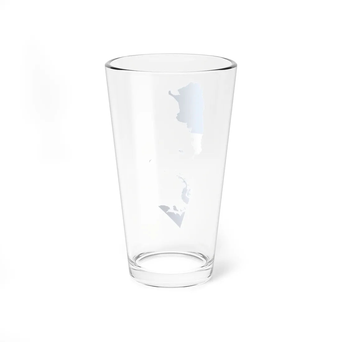 Flag-map of Greater Argentina (Argentina) Pint Glass 16oz - Go Mug Yourself