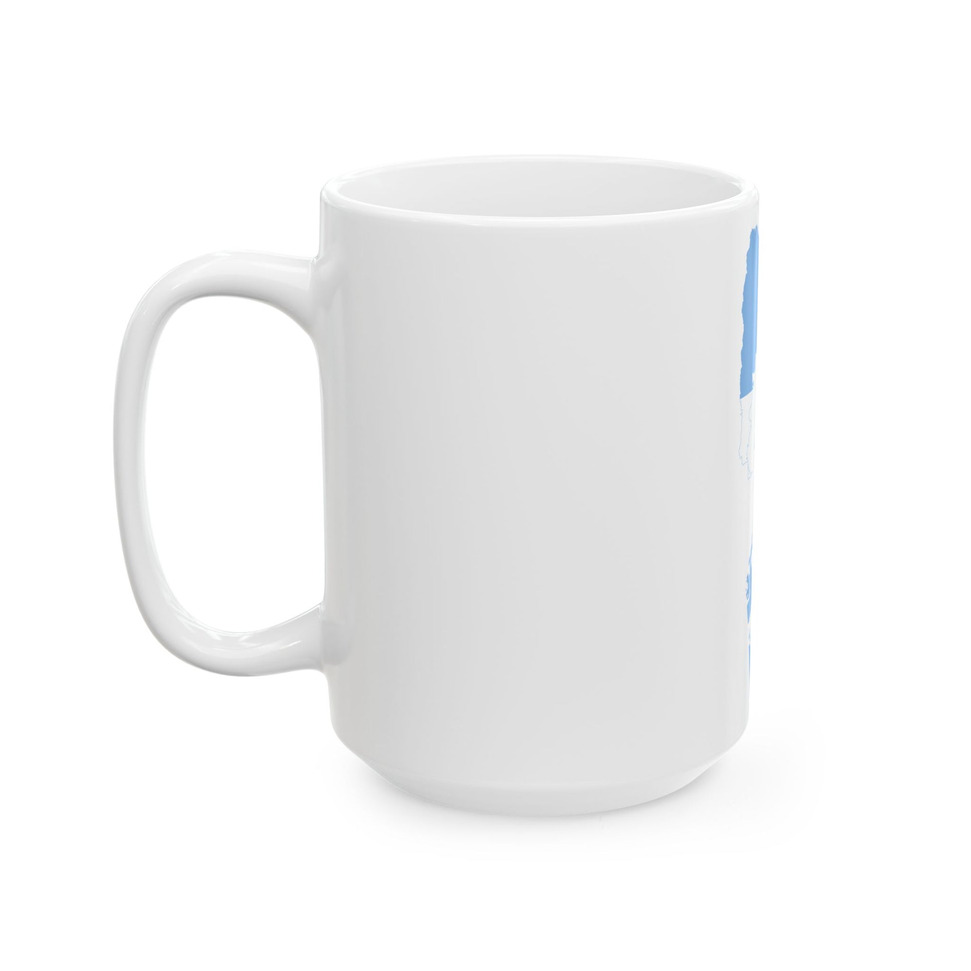 Flag-map of Greater Argentina (Argentina) White Coffee Mug-Go Mug Yourself