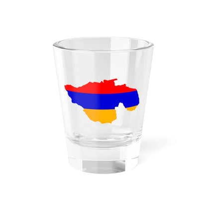 Flag-map of Greater Armenia (Armenia) Shot Glass 1.5oz 1.5oz - Go Mug Yourself