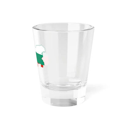 Flag-map of Greater Bulgaria (Bulgaria) Shot Glass 1.5oz - Go Mug Yourself