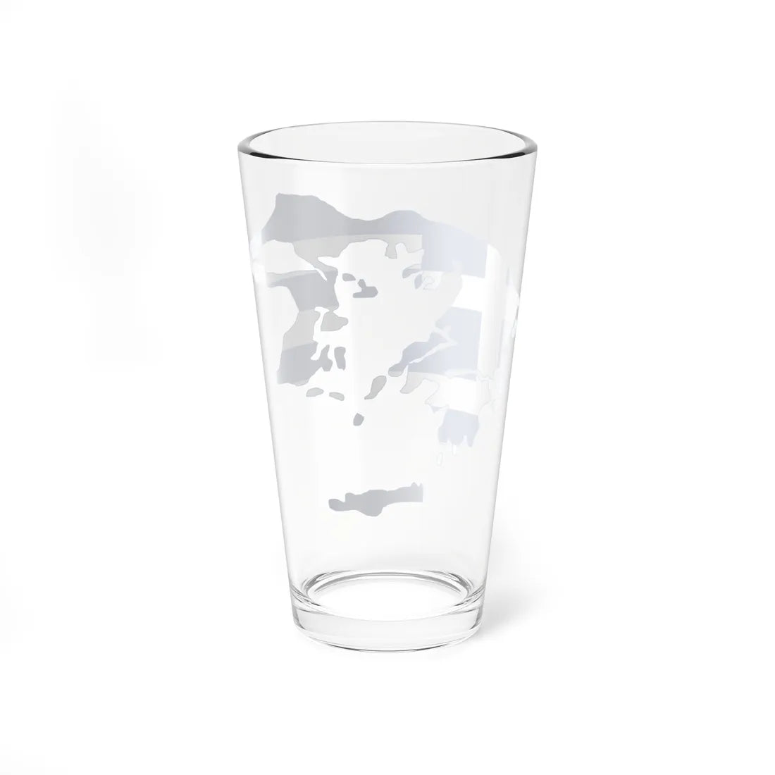Flag-map of Greater Greece Megali Idea (Greece) Pint Glass 16oz - Go Mug Yourself