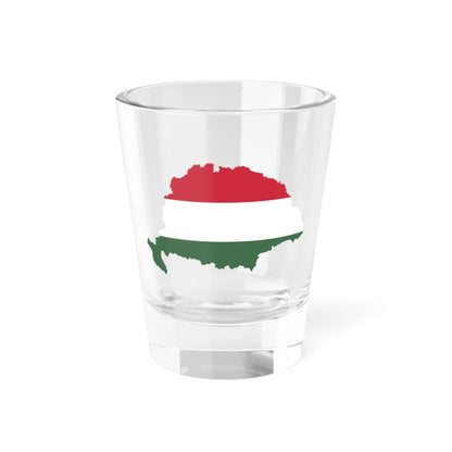 Flag-map of Greater Hungary (Hungary) Shot Glass 1.5oz 1.5oz - Go Mug Yourself