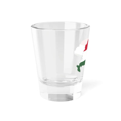 Flag-map of Greater Hungary Kadar coat of arms (Hungary) Shot Glass 1.5oz - Go Mug Yourself