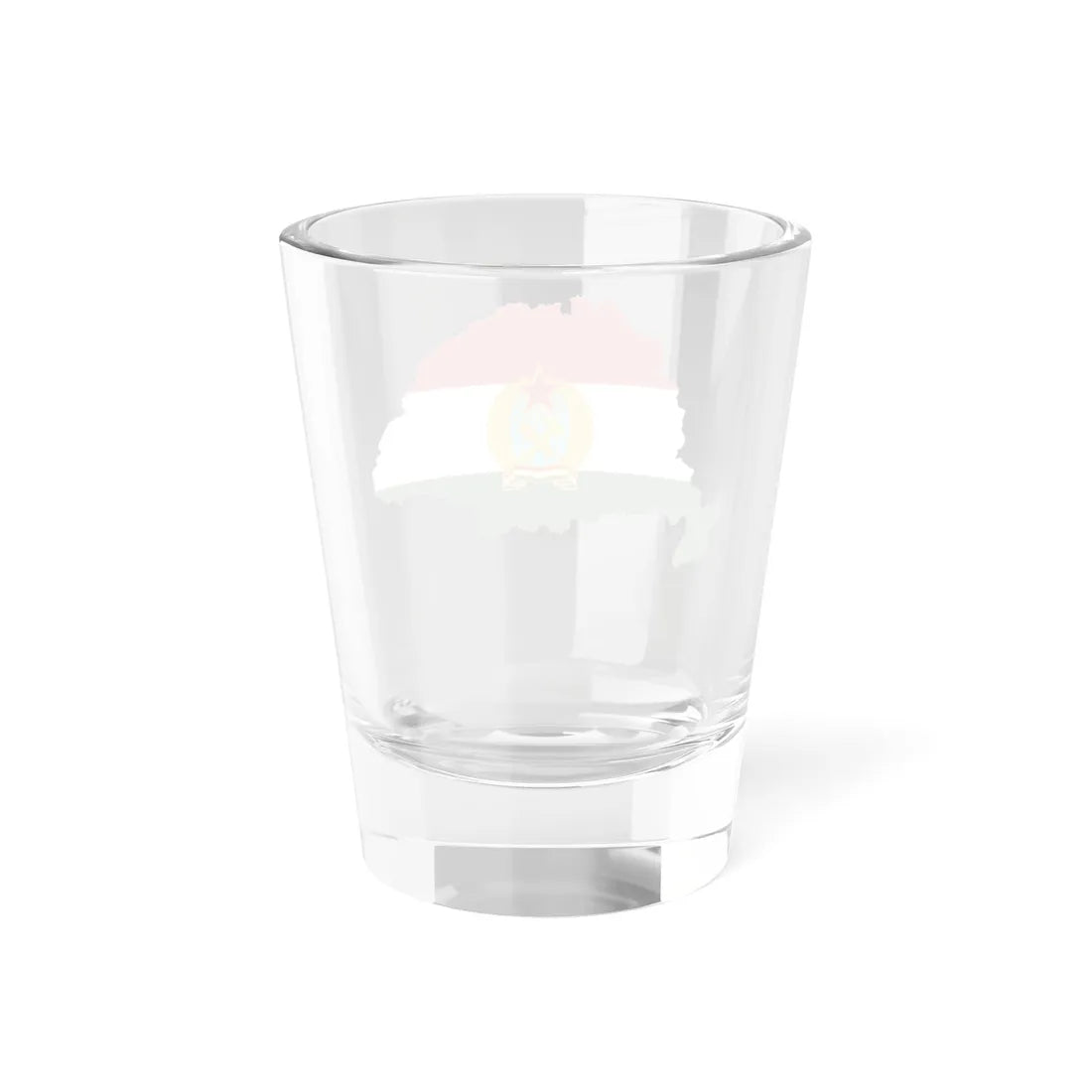 Flag-map of Greater Hungary Rakosi coat of arms (Hungary) Shot Glass 1.5oz - Go Mug Yourself