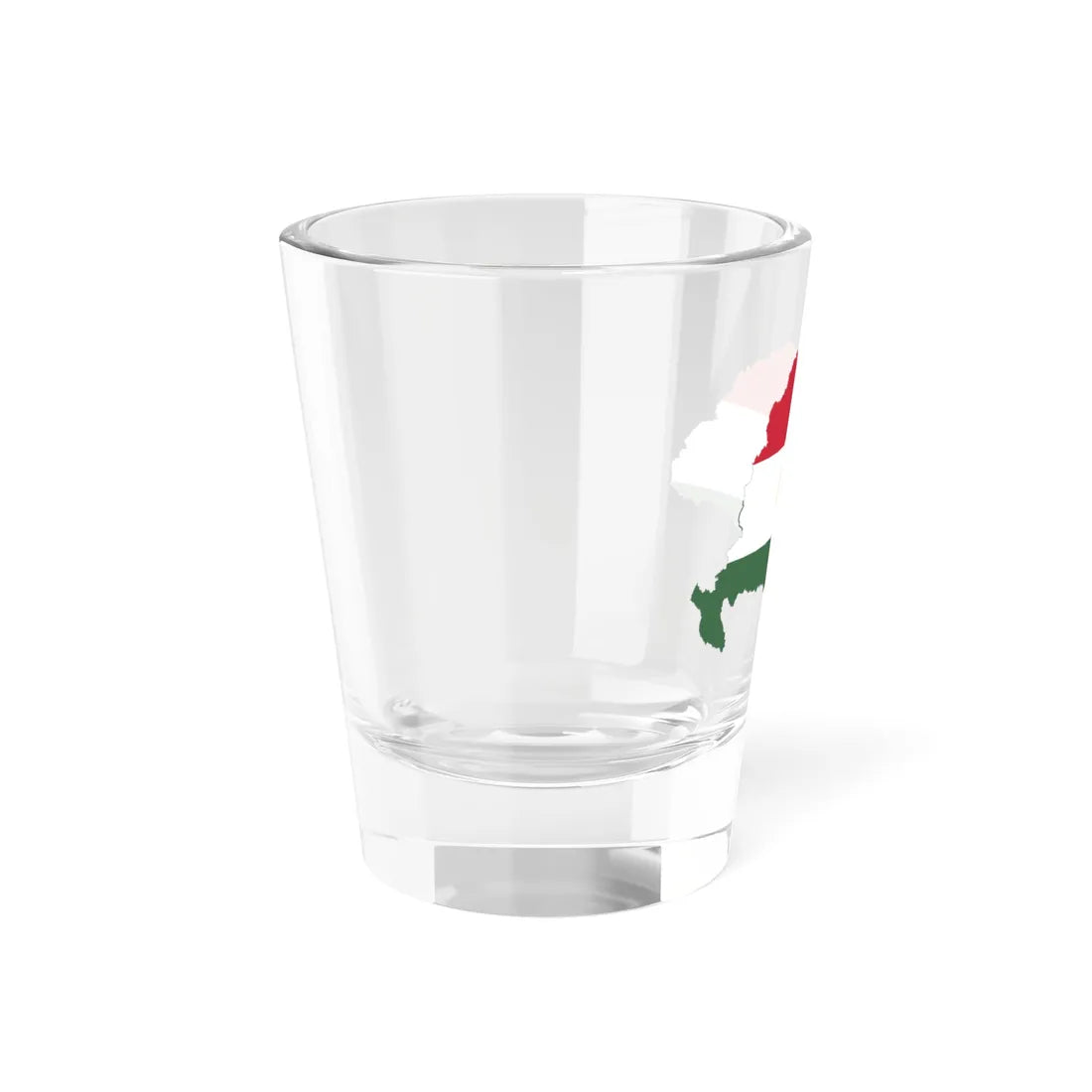 Flag-map of Greater Hungary Rakosi coat of arms (Hungary) Shot Glass 1.5oz - Go Mug Yourself