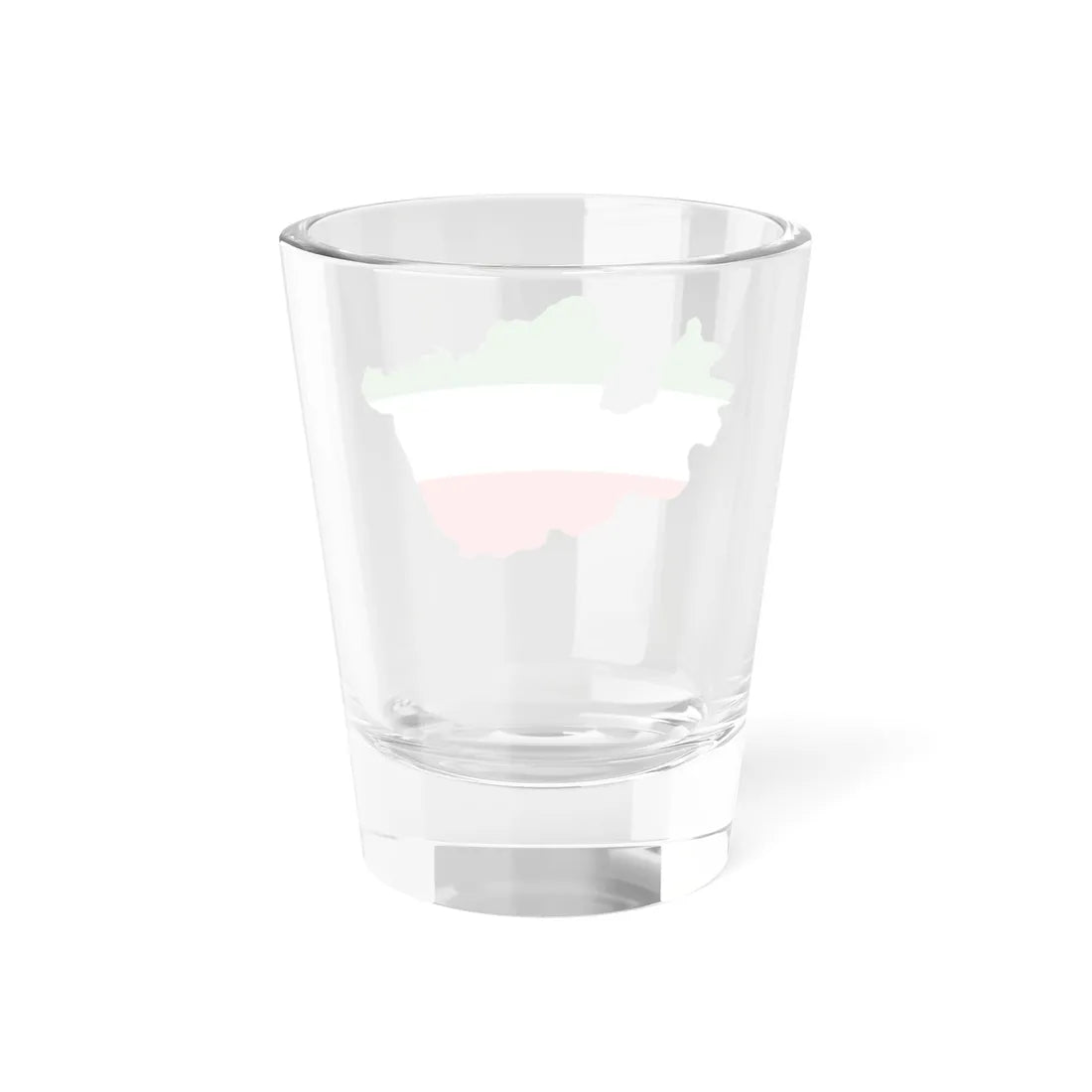 Flag-map of Greater Iran tricolour (Iran) Shot Glass 1.5oz - Go Mug Yourself