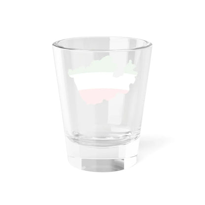 Flag-map of Greater Iran tricolour (Iran) Shot Glass 1.5oz - Go Mug Yourself