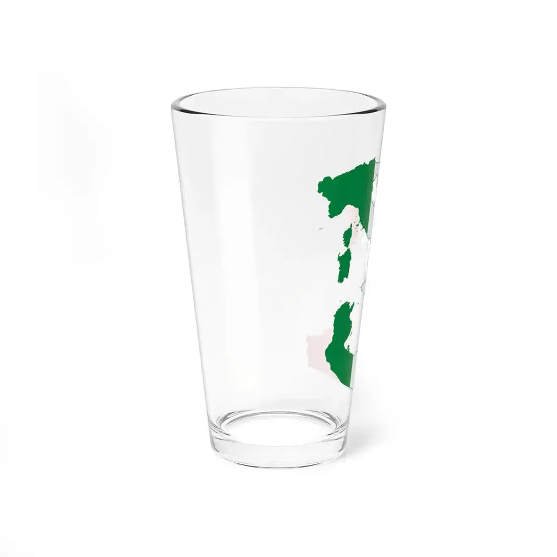 Flag map of Greater Italy (Italy) Pint Glass 16oz - Go Mug Yourself