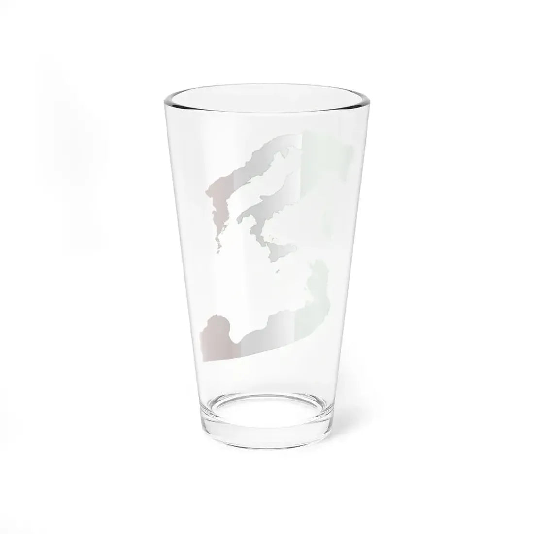 Flag map of Greater Italy (Italy) Pint Glass 16oz - Go Mug Yourself