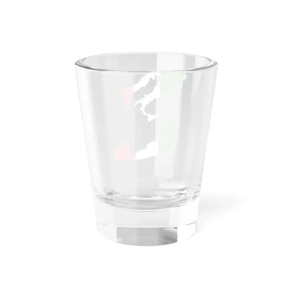 Flag map of Greater Italy (Italy) Shot Glass 1.5oz - Go Mug Yourself