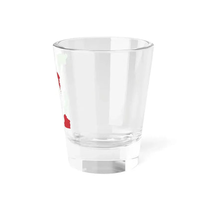 Flag map of Greater Italy (Italy) Shot Glass 1.5oz - Go Mug Yourself