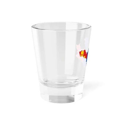 Flag-map of Greater Mongolia (Mongolia) Shot Glass 1.5oz - Go Mug Yourself