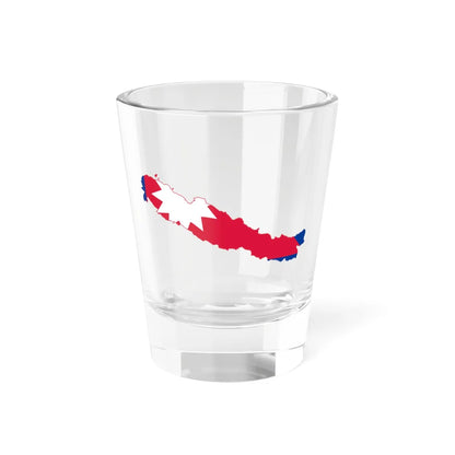 Flag-map of Greater Nepal (Nepal) Shot Glass 1.5oz 1.5oz - Go Mug Yourself