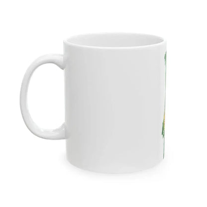 Flag-map of Greater Portugal (Portugal) White Coffee Mug - Go Mug Yourself