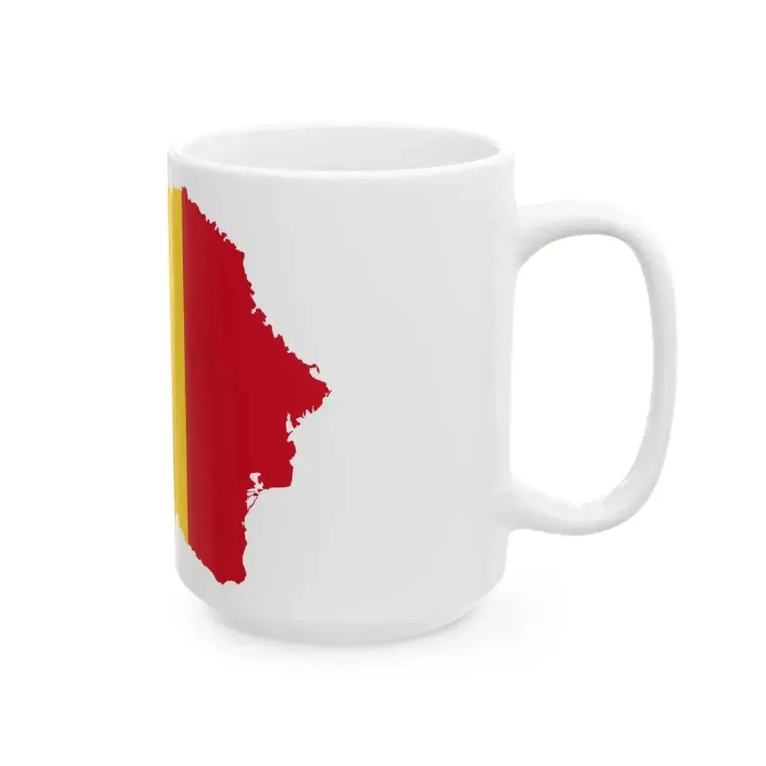 Flag map of Greater Romania (Oman) White Coffee Mug - Go Mug Yourself