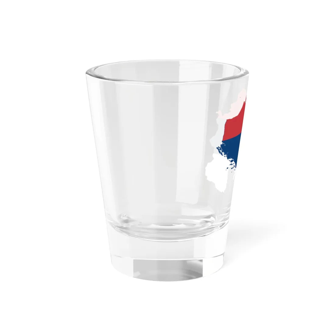 Flag-map of Greater Serbia (Serbia) Shot Glass 1.5oz - Go Mug Yourself