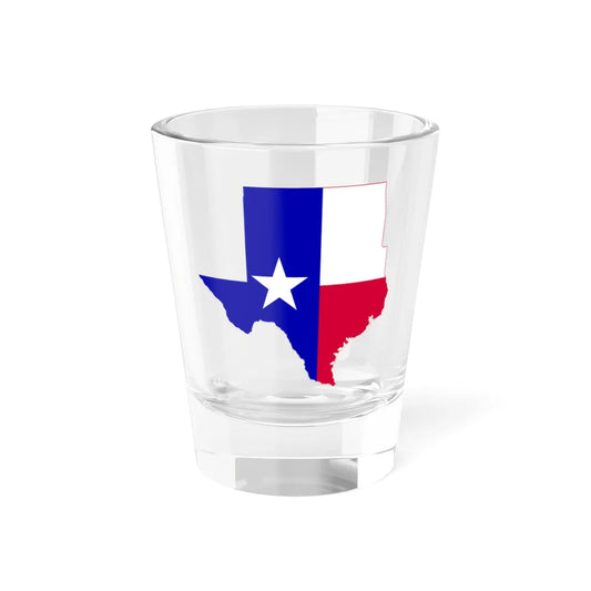 Flag Map of Greater Texas (United States) Shot Glass 1.5oz 1.5oz - Go Mug Yourself
