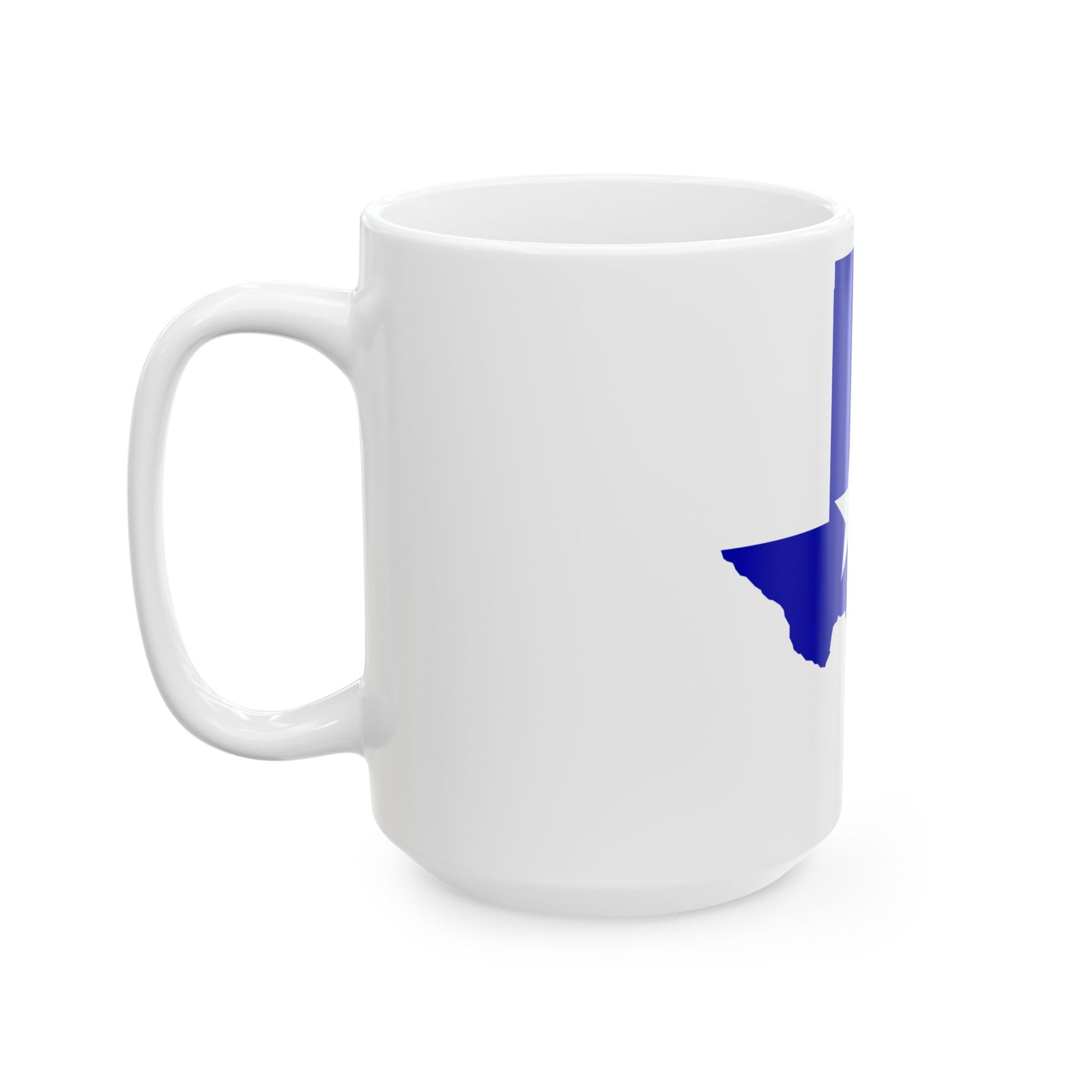 Flag Map of Greater Texas (United States) White Coffee Mug-Go Mug Yourself