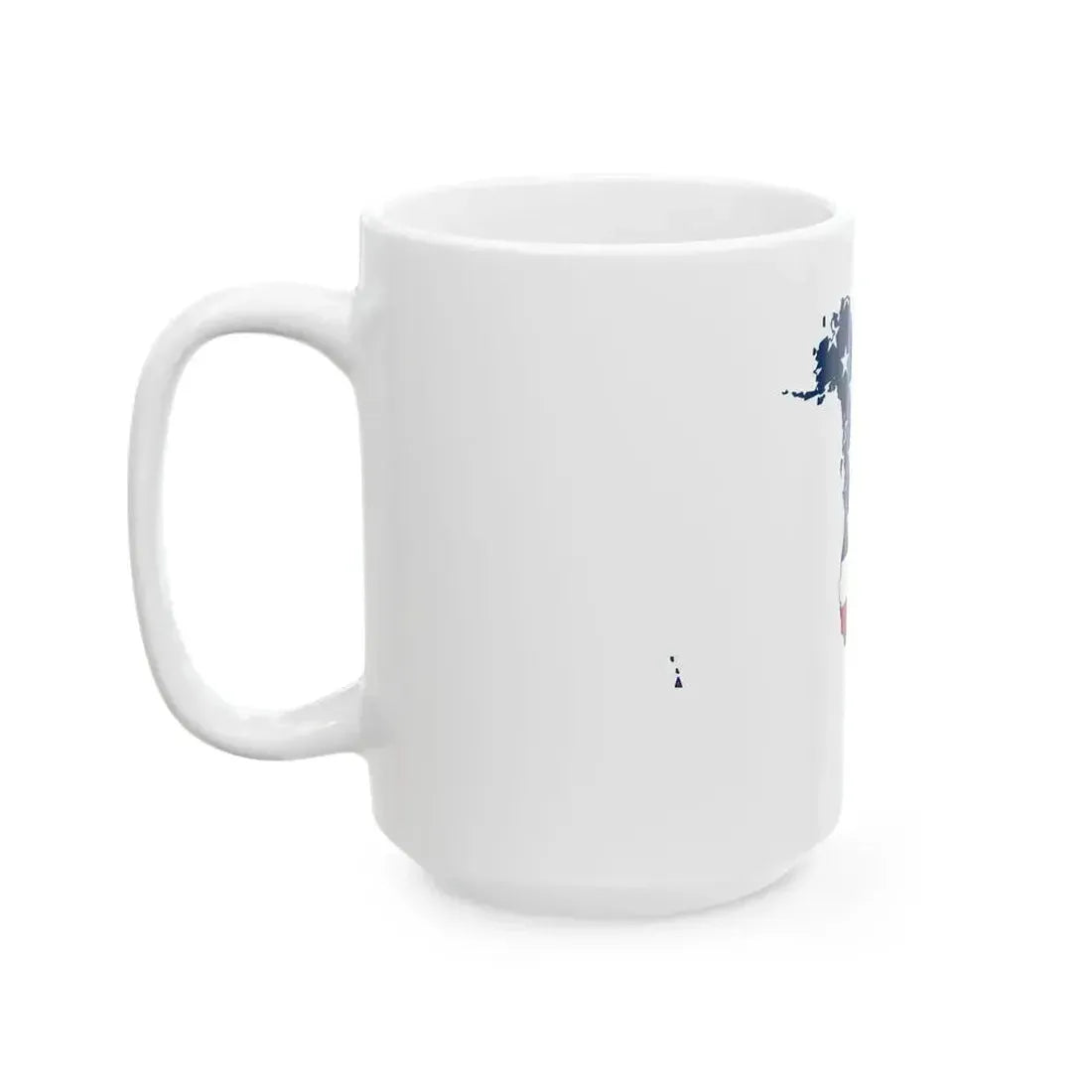 Flag map of Greater Trump United States (Canada) White Coffee Mug - Go Mug Yourself