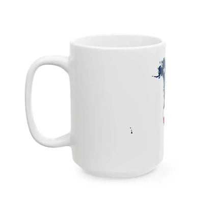 Flag map of Greater Trump United States (Canada) White Coffee Mug - Go Mug Yourself