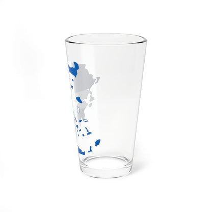 Flag-map of Greece 1822-1978 (Greece) Pint Glass 16oz - Go Mug Yourself