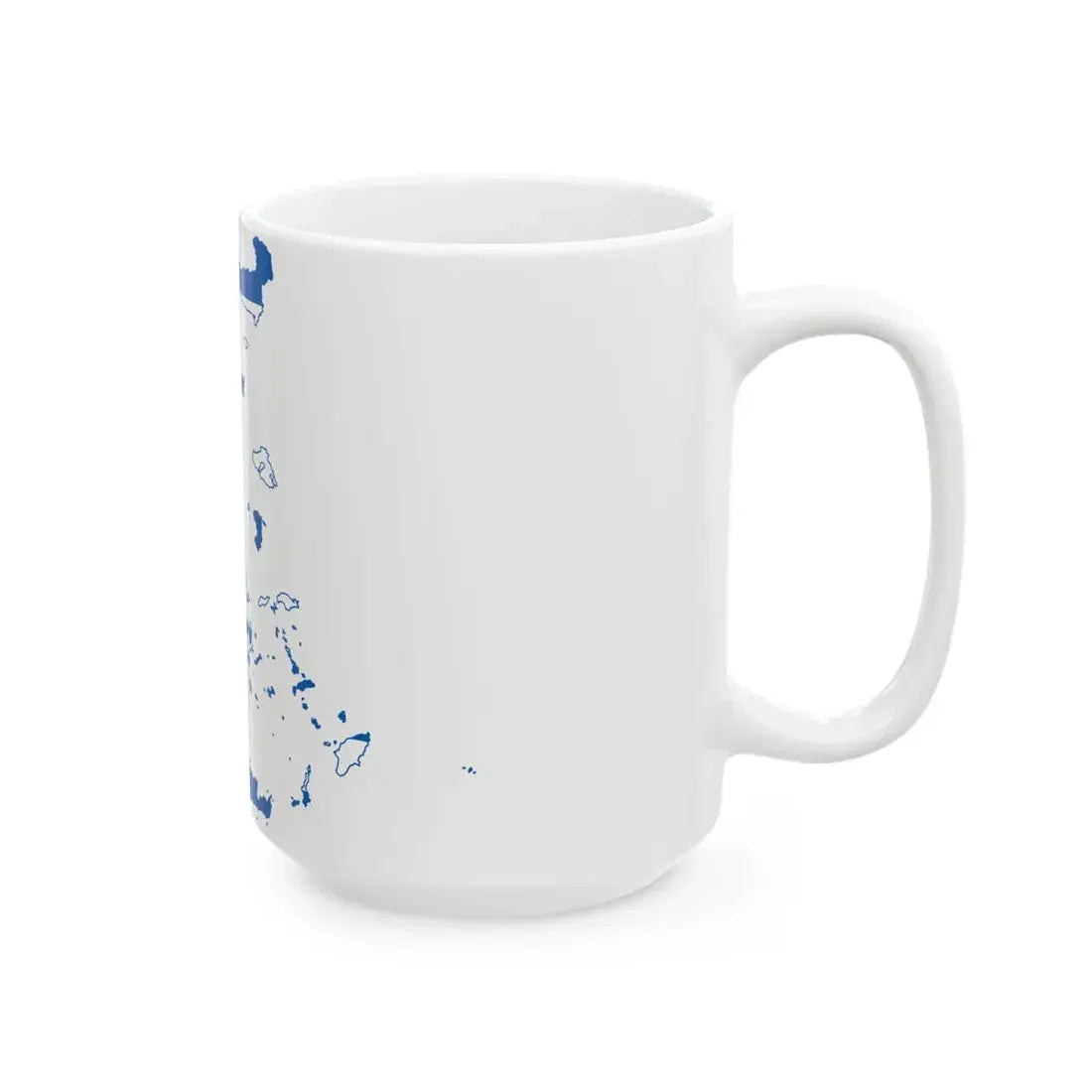 Flag-map of Greece2 (Greece) White Coffee Mug - Go Mug Yourself