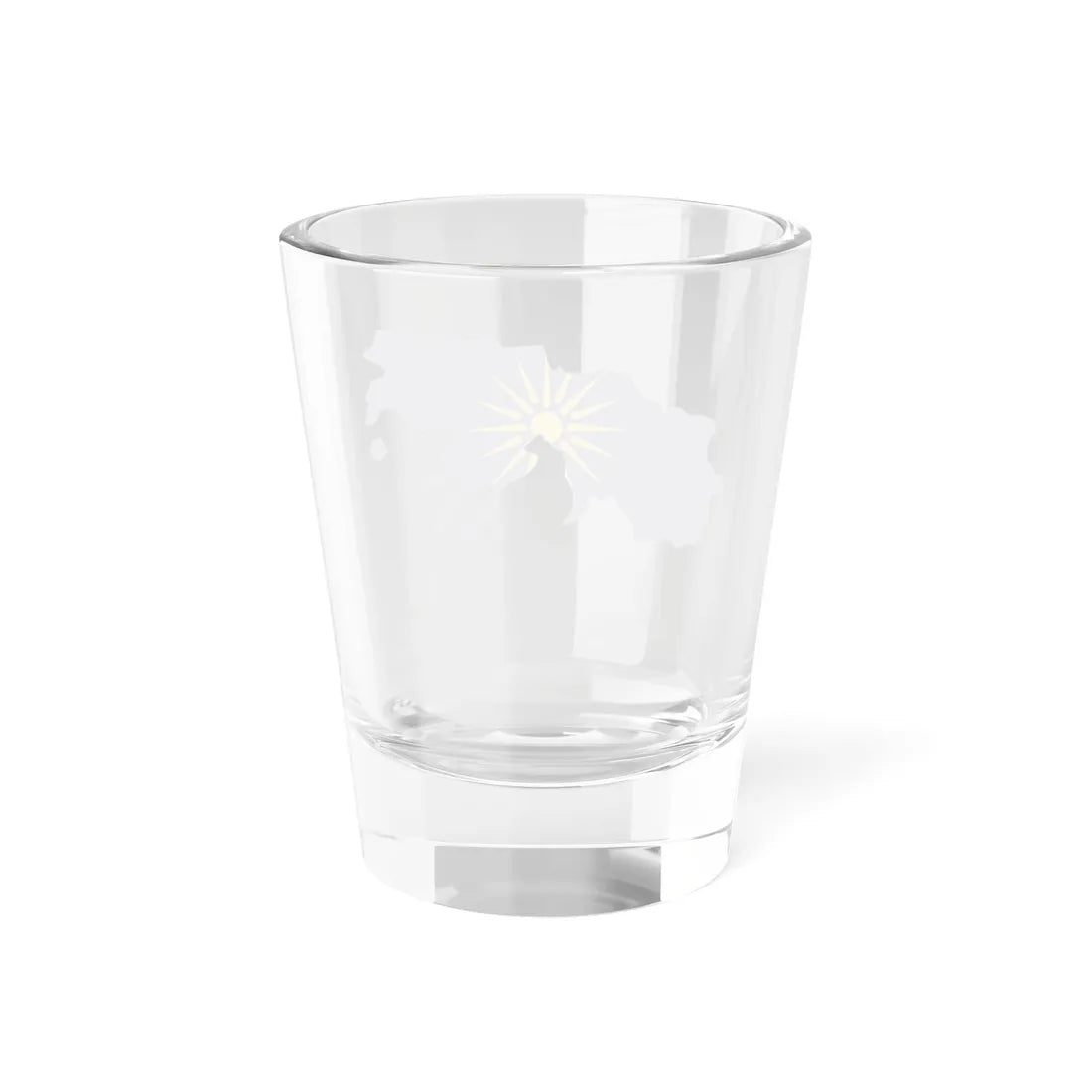 Flag-map of Greek Macedonia (Greece) Shot Glass 1.5oz - Go Mug Yourself