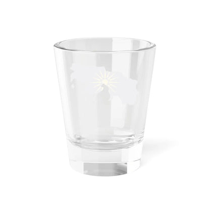 Flag-map of Greek Macedonia (Greece) Shot Glass 1.5oz - Go Mug Yourself