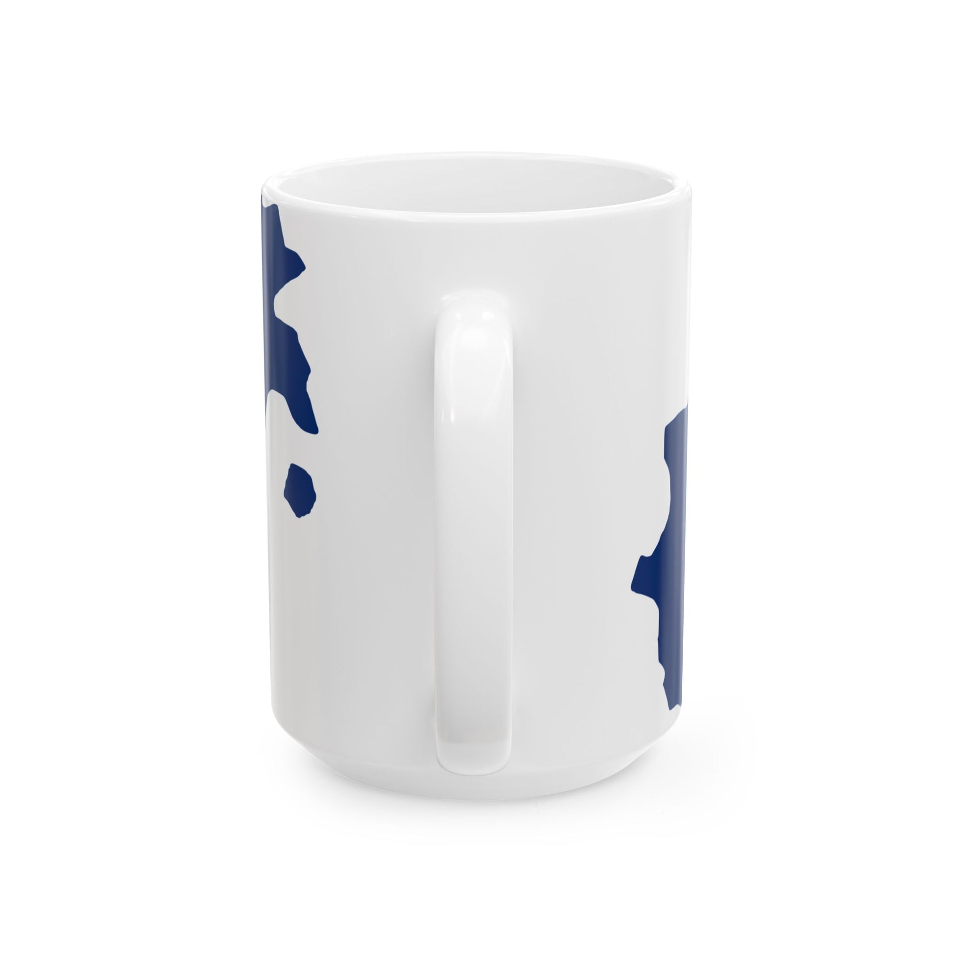Flag-map of Greek Macedonia (Greece) White Coffee Mug-Go Mug Yourself