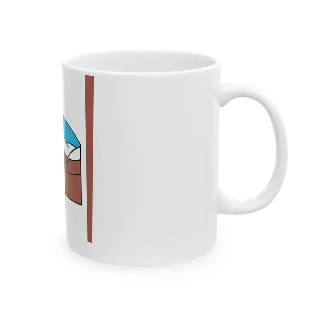 Flag map of Grise Fiord (Canada) White Coffee Mug - Go Mug Yourself