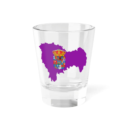 Flag-map of Guadalajara Province (Spain) Shot Glass 1.5oz 1.5oz - Go Mug Yourself