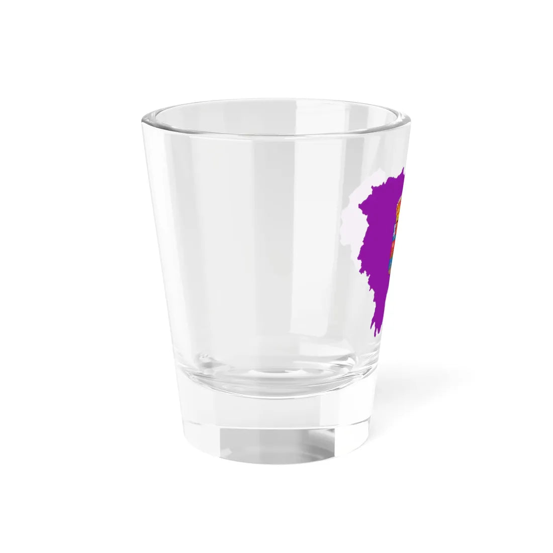Flag-map of Guadalajara Province (Spain) Shot Glass 1.5oz - Go Mug Yourself