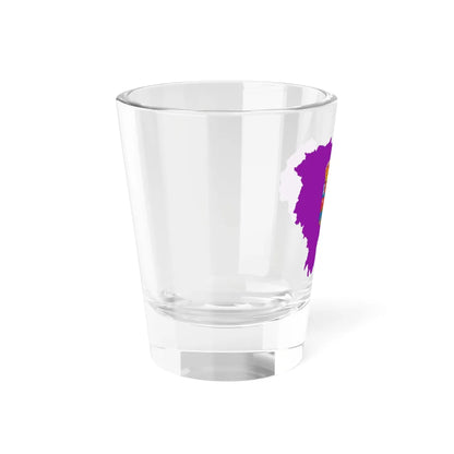 Flag-map of Guadalajara Province (Spain) Shot Glass 1.5oz - Go Mug Yourself