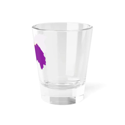 Flag-map of Guadalajara Province (Spain) Shot Glass 1.5oz - Go Mug Yourself