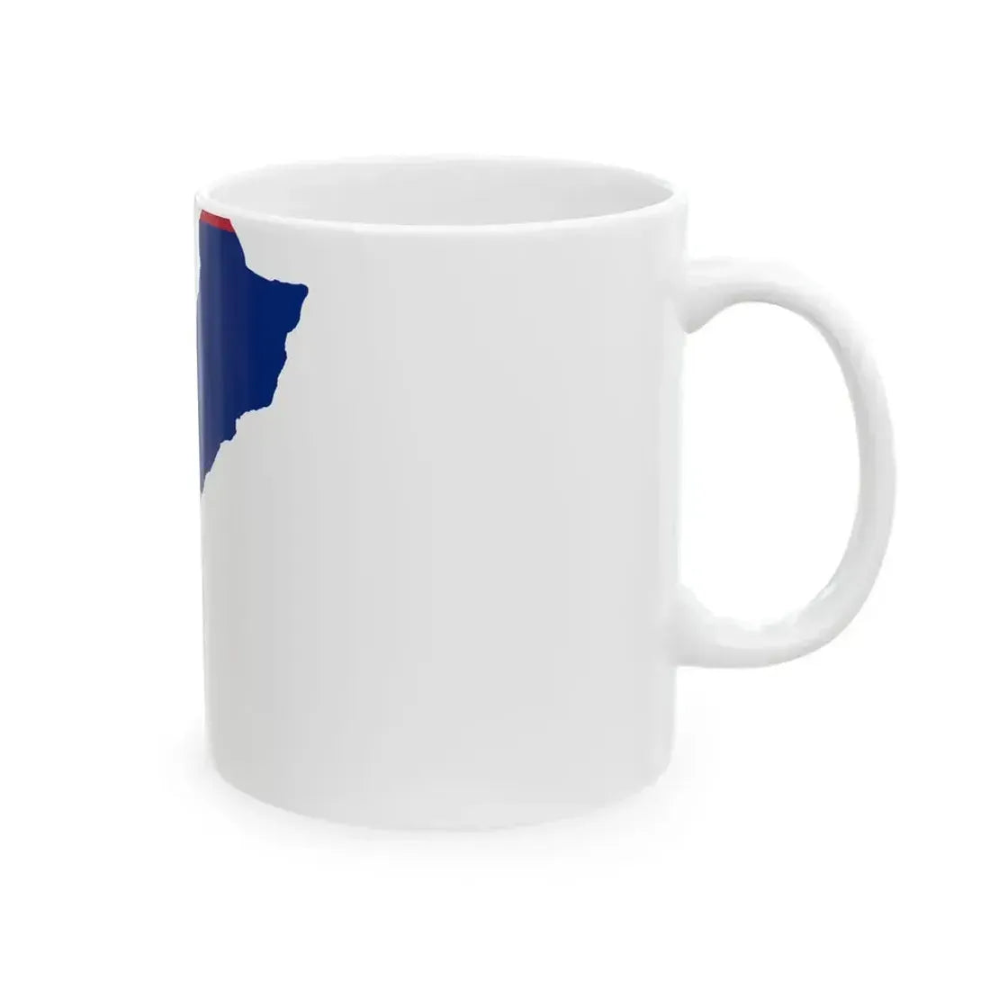 Flag map of Guam (United States) White Coffee Mug - Go Mug Yourself