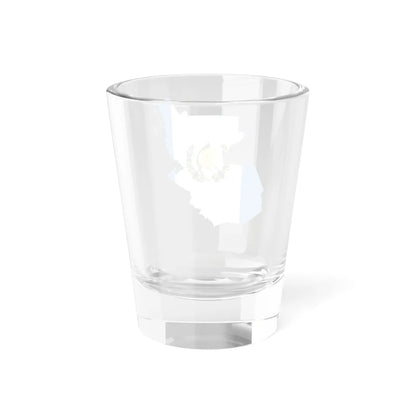 Flag-map of Guatemala Belize (Guatemala) Shot Glass 1.5oz - Go Mug Yourself