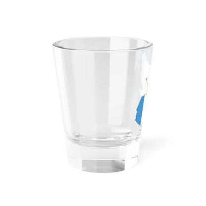 Flag-map of Guatemala Belize (Guatemala) Shot Glass 1.5oz - Go Mug Yourself