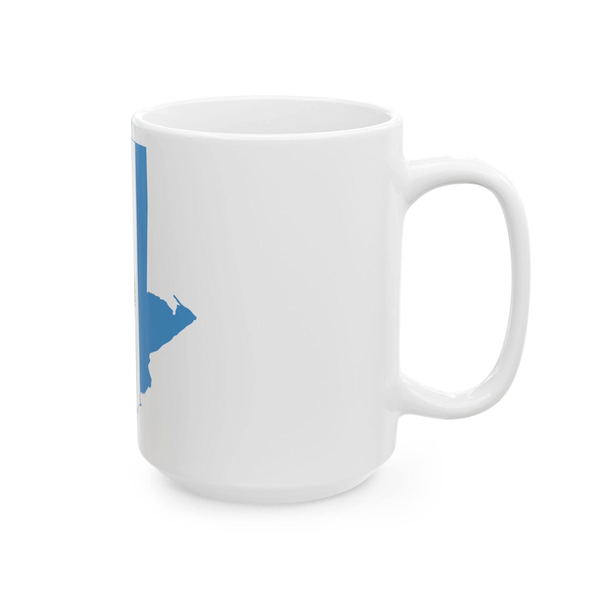 Flag map of Guatemala (Guatemala) White Coffee Mug-Go Mug Yourself