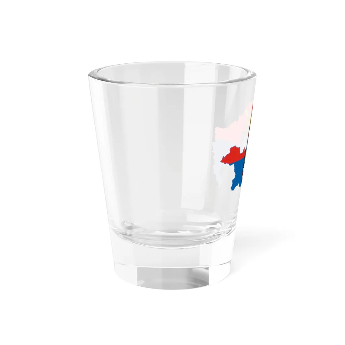 Flag-map of Gyor-Moson-Sopron County (Hungary) Shot Glass 1.5oz - Go Mug Yourself